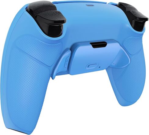eXtremeRate Starlight Blue Rubberized Grip Programable RISE V3 Remap Kit for PS5 Controller BDM-030 040 050, Upgrade Board Redesigned Bottom Shell Back Buttons for PS5 Controller - NO Controller in Saudi Arabia