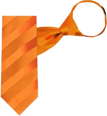 Jacob Alexander Men's Stripe Tonal Zipper Neck Tie in Saudi Arabia