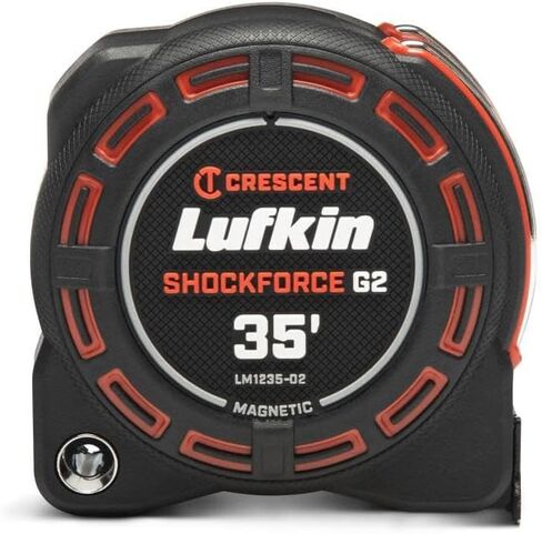 Crescent Lufkin Shockforce G2 35-ft Nite Eye Magnetic Tape Measure- LM1235B-02 in Kuwait