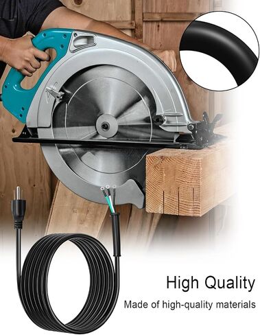 95104L Power Cord Replacement Fit for Skilsaw Worm Drive Saw SPT77W SPT77WM SPT78W SPT77WML Circular Saw Power Cord Parts, Heavy Gauge Replacement Cord Assembly Fit for SKILSAW Power Tools Accessories in Saudi Arabia