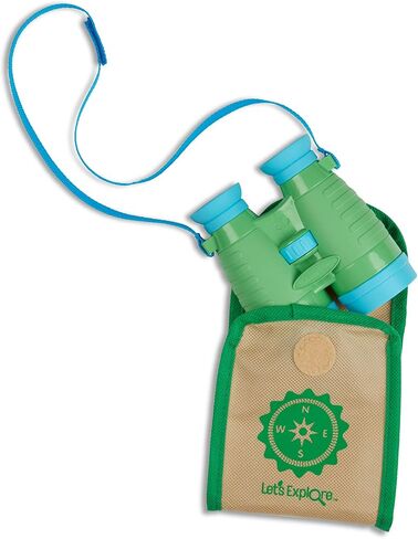 Melissa & Doug Let's Explore Binoculars & Compass Toy Play Set | Kids Outdoor Activity Set | Toy Binoculars | Camping Play Sets for Kids | Kids Binoculars | Gifts Boys & Girls Ages 3+ in Saudi Arabia