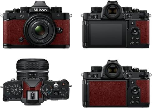 Nikon Zf 24.5 MP Full-Frame Mirrorless 4K Video Recording Camera with Special Edition Prime Lens NIKKOR Z 40mm f/2 (Red) Bundle with Camera Bag + 64GB UHS-II Memory Card + Lens Filter Kit (Renewed) in Saudi Arabia