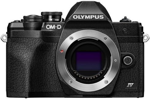 كاميرا Olympus OM-D E-M10 Mark IV مع عدسة M.Zuiko ED مقاس 14-42 مم F3.5-5.6 EZ، حزمة سوداء مع بطاقة SD سعة 64 جيجابايت، وحقيبة كتف، وبطارية إضافية، وشاحن ذكي in Kuwait