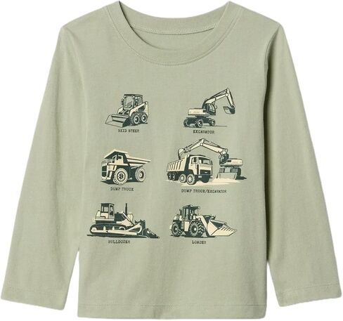 GAP Baby Boys' Long Sleeve Graphic T-Shirt in Saudi Arabia