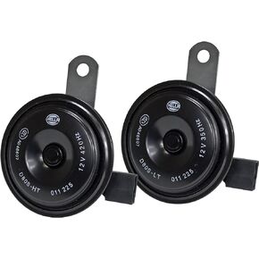 HELLA 011225891 Black 77mm 12V BX Disc Horn Kit (Honda)