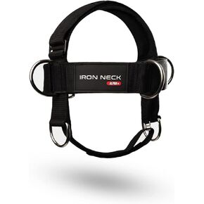 Iron Neck Alpha Plus Neck Harness - Elevate Neck Strength with Adjustable Head Harness - Ultimate Neck Weight Workout Accessory for Linear and Rotational Exercises - Gym-Grade Neck Training Gear