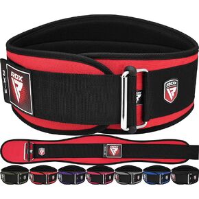 RDX Weight Lifting Belt AUTO LOCK, 6.5" Padded Back Support, Men Women Gym Fitness Strength Training, Bodybuilding Powerlifting Weightlifting Workout, Deadlift Squat, Pro Exercise Equipment