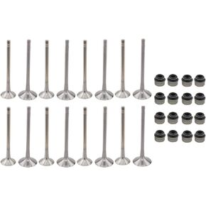 MOTOKU 16Pcs Engine Intake & Exhaust Valves Kit fit for Golf GTI Tiguan A3 A5 TT Q3 Q5 2.0T