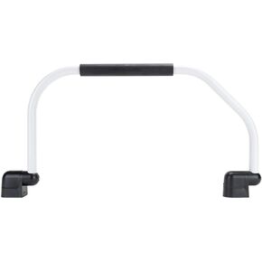 Camco Fold-Away RV Grab Handle | Features Comfort Sleeve and Made of Durable Aluminum | (42175), Black