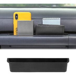 Voodonala for Jeep JK JKU 2011-2018 GrabTray Passenger Storage Tray Organizer Grab Handle Storage Box for 2011-2018 Jeep Wrangler JK & Unlimited Black