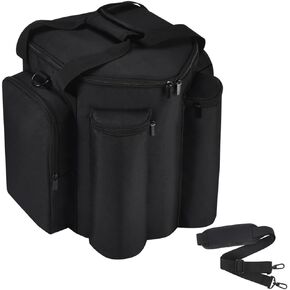 Carrying Case Portable Bag Travelling Case Compatible with Bose S1 Pro+ / S1 Pro Portable Bluetooth Speaker and Microphone (Black)