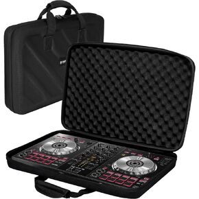 Hard Case Compatible with Pioneer DJ Controller DDJ-FLX4/DDJ-400/DDJ-SB2/DDJ-200/DDJ-SB3/DDJ-RB Protective Carrying Storage Bag,Black(S-20.8 x 14.5 x 3.5 Inch)