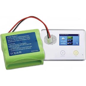 2000mAh Backup Battery Replacement For 2Gig BATT1, BATT1X, BATT2X, 6MR2000AAY4Z, GC2 2GIG-CNTRL2 2GIG-CP2, GCKIT311, 228844, Go Control Security Panel Alarm System 10-000013-001, Linear PERS-4200