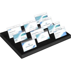 Lincia 4 Pcs Name Badge Holder ID Badge Tray Organizer Name Badge Organizer Badge Foam Holds 60 Badges ID Tag Name Badge Organizer Name Tag Holders for Office, 16 3/4 x 12 x 1 1/4 Inch