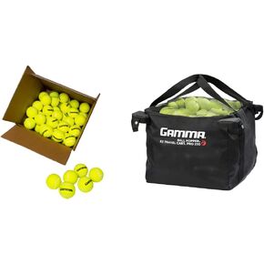 GAMMA Sports Pressureless Tennis Balls Box, Bulk Tennis Balls, Premium Tennis Accessories, 18, 36, 48, 75 Pack Sizes, Tennis Practice, Tennis Training, Pet Toys, Dog Ball, Coach, Indoor & Outdoor Play