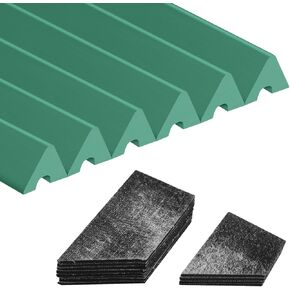 Scott Edward Billiards K66 Rubber Bumpers Pool Table Rail Cushions (Set of 6) Bumpers Replacement Bumpers Accessories- 7/8/9 Feet and Billiard Pool Table Cushion Facings Set of 12-3mm/0.12in