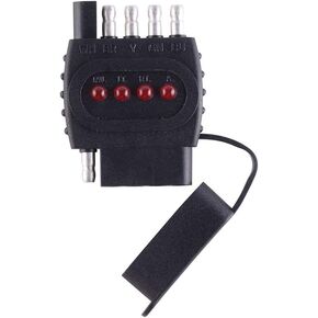 MAXXHAUL 50155 7-Way Blade Trailer Wiring Tester, Black in Saudi Arabia