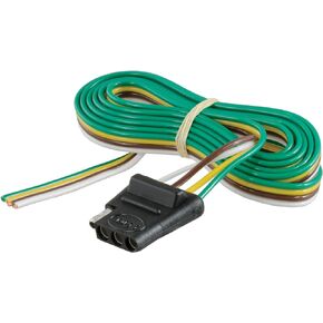 CURT 58040 مجموعة أسلاك للمقطورة المسطحة ذات 4 دبابيس على جانب السيارة مع أسلاك مقاس 60 بوصة in Kuwait