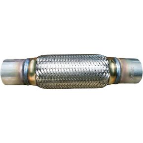 Exhaust Flex Pipe 2.25"X6"/10" Universal Type 100% Stainless Steel For Heavy Duty and Cars