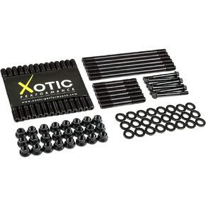 Head Replacement Kit Compatible for 1989-1998 Dodge Cummins 5.9L Diesel 12V, Cylinder Heads with Studs and Nuts, Heavy Duty Cylinder Head Stud Assembly Kit Xotic Performance CP878