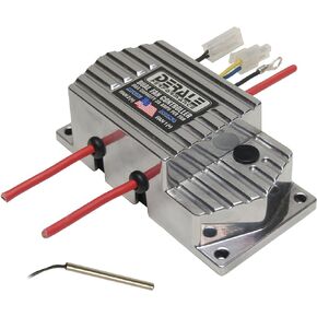 Derale 16788 High Amperage Dual Fan Controller Push In Probe , Black
