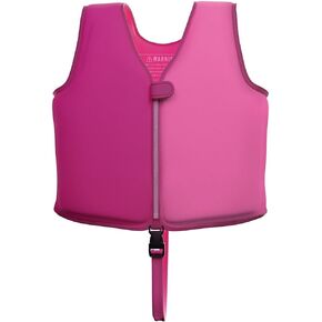Toddler Swim Vest Floaties Jackets for Kids Pool Float Training to Swim or Fishing 35-60 lbs Boys Girls Life Vest (Pink, Large)