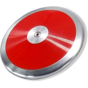 TC Red Ranger Boys Discus - 1.6 kg Discus - Track and Field Discus 1.6k - 1.6k Discus - High School 1.6 kg Discus - Beginner Throwing Discus - Throwers Love How Easy This 1.6k Discus is to Throw