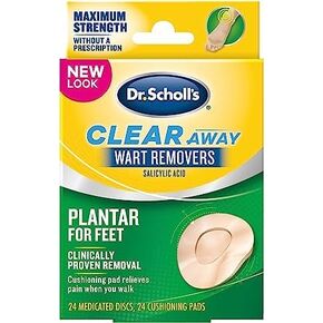 Dr. Scholl's Clear Away Wart Remover Plantar 24 ea (Pack of 2)