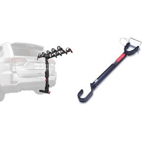 Allen Sports Deluxe Locking Quick Release 5-Bike Carrier for 2 in. Hitch, Model 552QR , Black