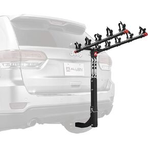 Allen Sports Deluxe Locking Quick Release 5-Bike Carrier for 2 in. Hitch, Model 552QR , Black