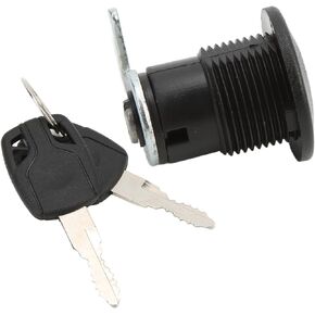 Trunk، Gator 50 Express Scooter Trunk Key Lock Scooter Fitting Tail Lock الألومنيوم البلاستيك العالمي للدراجات النارية الكهربائية تخزين Trunka هوك طويل (B هوك قصير)