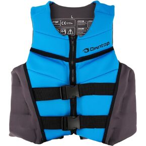 Owntop Swim Vest Youth Kids | Lightweight & Quick-Dry | Adjustable Buckles & Zipper | Kayak, Swimming Training, Boating - Watersports | Fit for 50-125 lbs