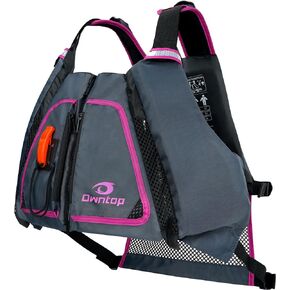 Owntop Adult Swim Vest | Excellent Buoyancy | High Mesh Back | Float Jacket for Kayaking, Boating, Fishing, Paddle Sports