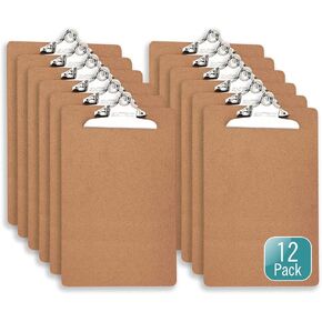 3 Clipboards, Legal Size Clipboard, 9" x 15.5" Clipboard, Clip Board with Metal Clip, Long clipboard, Large Sturdy Clip, Heavy Duty high Capacity Durable Wooden clipboard, Smooth Writing Surface