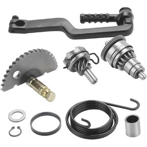 GY6 Start Gear + Kick Start + Gear Shaft Pedal Kit Fits for GY6 49cc 50cc 139QMB Engine Moped ATV Scooters Roketa Taotao Jonway with 4 Stroke Engine