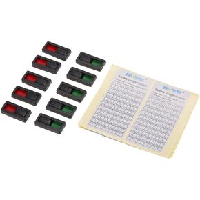 Goolsky 10pcs EV-Peak GA102 Power Display Indicator Charge Marker Record Sticker for Rechargeable Battery