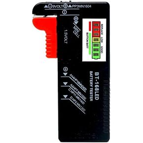 جهاز اختبار البطارية الرقمي LED من Nartel®، جهاز فحص البطارية متعدد الأحجام لبطاريات الخلايا الزرية AA AAA C D 9V 1.5V (لا يتطلب بطارية للتشغيل) in Kuwait