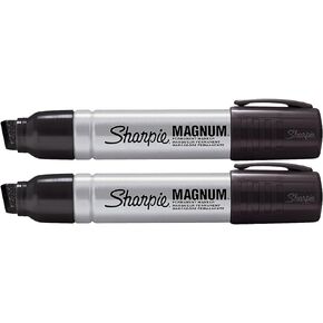 Sharpie 2 Pack 44101 Magnum Permanent Marker Black in Saudi Arabia