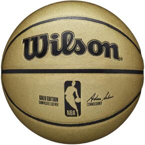 WILSON NBA Alliance Series Basketball - Gold Edition, Size 7-29.5"