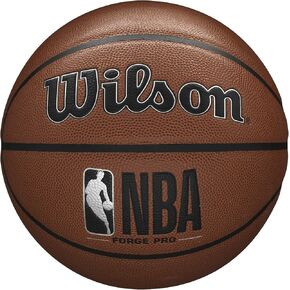 WILSON NBA Forge Series Indoor/Outdoor Basketball - Forge Pro, Brown, Size 7-29.5" in Kuwait
