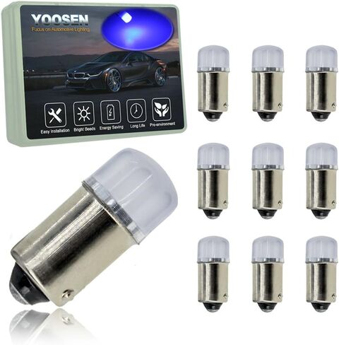 لمبة إضاءة LED بيضاء حربة BA9 BA9S 53 57 1895 64111 T4W حجم السيارة 12 فولت in Kuwait