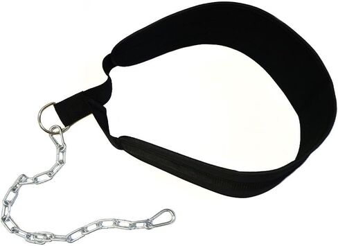 HemeraPhit سحب ما يصل حزام المرجح حزام تراجع مع سلسلة مزدوجة D-حلقة رفع الأثقال الظهر دعم حزام معدات الصالة الرياضية المنزلية حزام خصر in Saudi Arabia