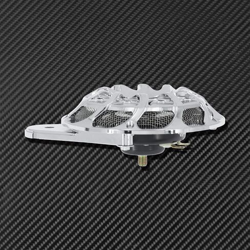 YHMTIVTU Motorcycles CNC Horn Cover Chrome Fit for Harley Big Twin 1991-2017 Sportster XL 2007-2018 in Saudi Arabia