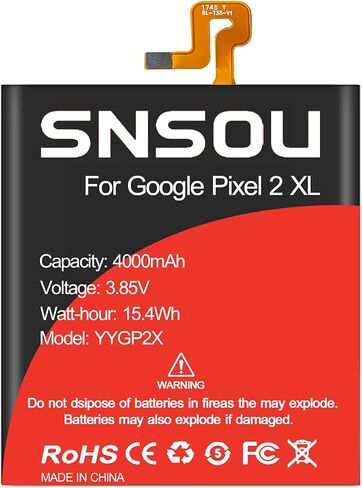 Google Pixel 2 Battery, 3500mAh Li-Polymer Replacement Battery for HTC Google Pixel 2 5" G011A-B with Repair Replacement Kit Tools in Saudi Arabia