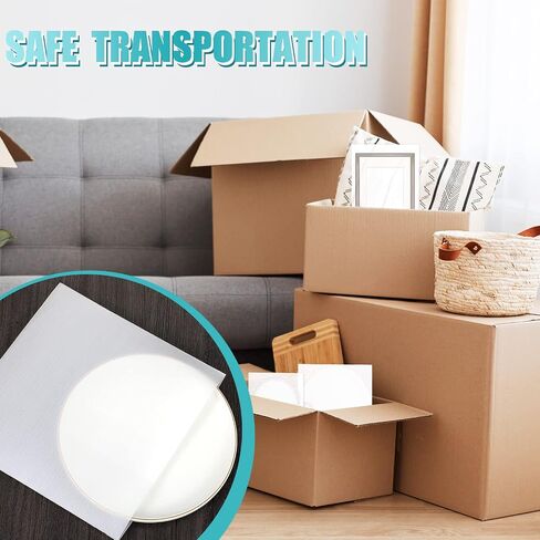 Zubebe 200 Pack Cushion Foam Pouches 4 Sizes Packing Foam Dish Packing Moving Supplies Pouches Cushioning with Fragile Labels(14 x 14 In, 12 x 12 In, 12 x 7.5 In, 7.5 x 7.5 in) in Saudi Arabia