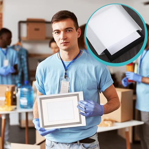 Zubebe 200 Pack Cushion Foam Pouches 4 Sizes Packing Foam Dish Packing Moving Supplies Pouches Cushioning with Fragile Labels(14 x 14 In, 12 x 12 In, 12 x 7.5 In, 7.5 x 7.5 in) in Saudi Arabia