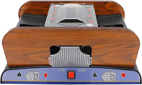 ماكينة خلط البطاقات الأوتوماتيكية الفاخرة التي تعمل بالبطارية من Tradeopia، 1-2 مجموعة من البطاقات، آلة خلط بطاقات أونو، رومي، والبوكر، ماكينة خلط البطاقات in Kuwait