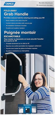 مقبض حمل من الألومنيوم قابل للطي من Camco 42177، من الألومنيوم in Kuwait