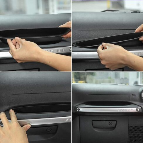 Voodonala for Jeep JK JKU 2011-2018 GrabTray Passenger Storage Tray Organizer Grab Handle Storage Box for 2011-2018 Jeep Wrangler JK & Unlimited Black in Saudi Arabia