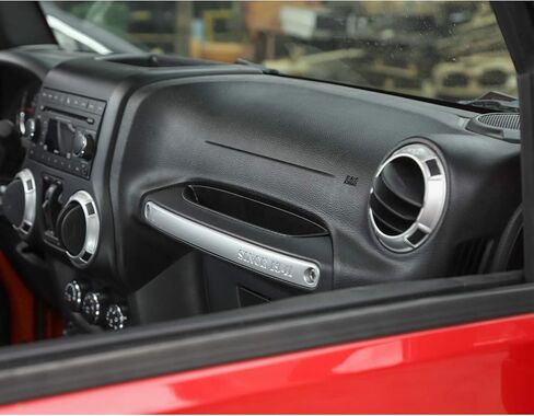 Voodonala for Jeep JK JKU 2011-2018 GrabTray Passenger Storage Tray Organizer Grab Handle Storage Box for 2011-2018 Jeep Wrangler JK & Unlimited Black in Saudi Arabia